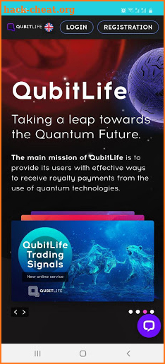 QubitLife - Registration, account, official app screenshot