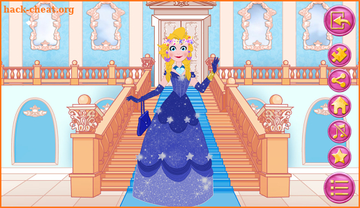 Queen dress up in frozen land screenshot