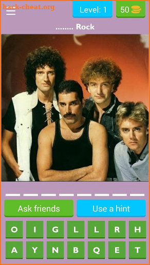 Queen songs quiz screenshot