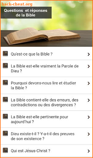 Questions et réponses de la Bible screenshot