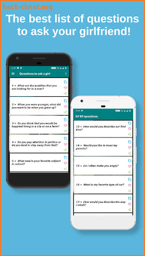 Questions to ask a girl , GF BF Questions & more screenshot
