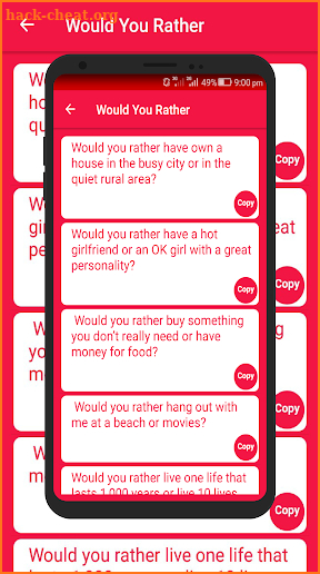 Questions to Ask Girls screenshot