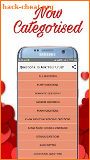 Questions To Ask Your Crush screenshot