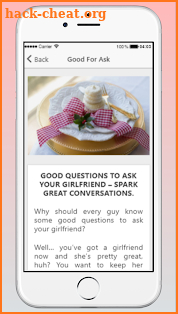 Questions To Ask Your Girlfriend screenshot