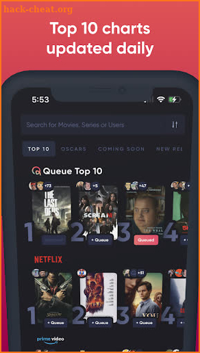Queue - What to Watch screenshot