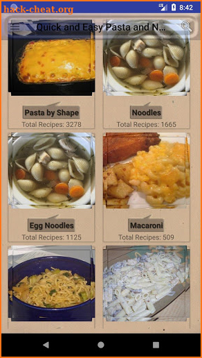 Quick and Easy Pasta and Noodle Recipes screenshot