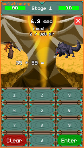 Quick Math Arena - Math RPG! screenshot