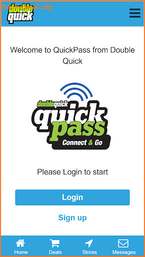 Quick Pass app from Double Quick screenshot