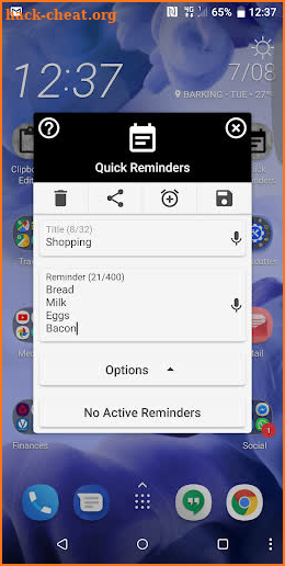 Quick Reminders - Notification Notes & Reminders screenshot