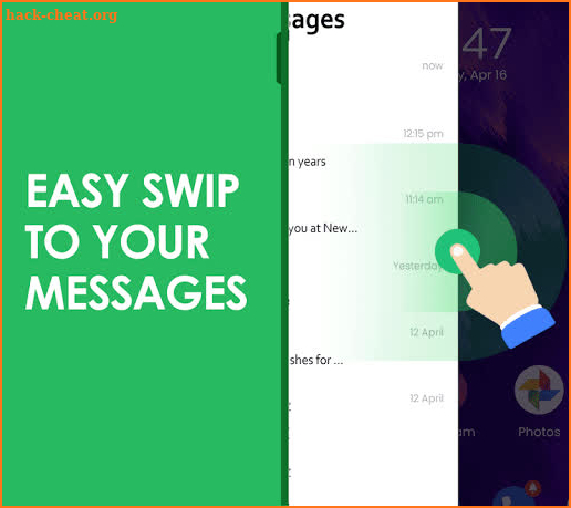 Quick SMS Launcher: Emoji, Customize Chat screenshot
