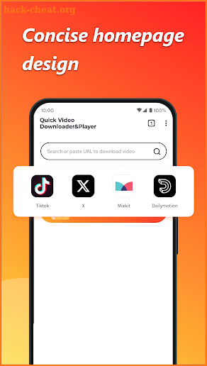 Quick Video Downloader&Player screenshot