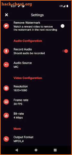 Quick Video Recorder screenshot