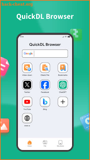 QuickDL Browser screenshot