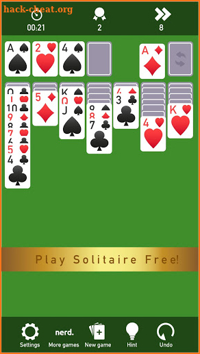 Quickie Solitaire screenshot