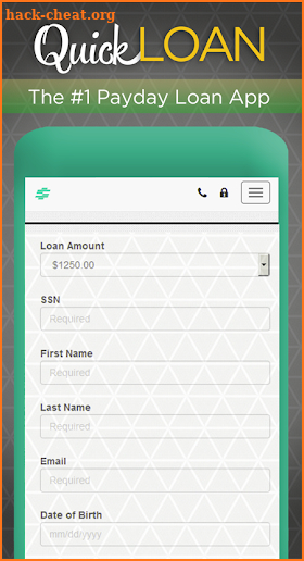 QuickLoan Payday Loans screenshot