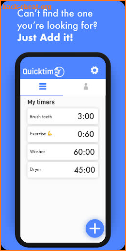 Quicktimer - Useful timers at your fingertips screenshot