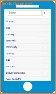 Quik browser for craigslist services screenshot