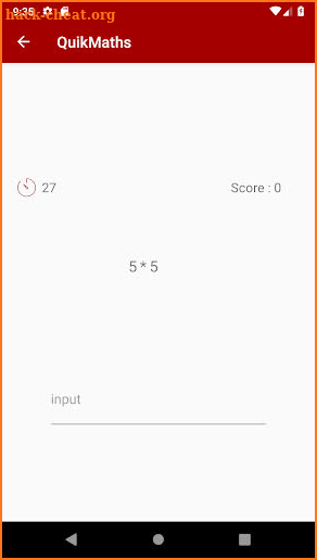 QuikMaths screenshot