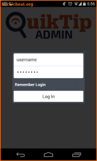 QuikTip Admin screenshot