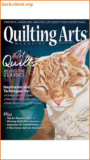 Quilting Arts Magazine screenshot