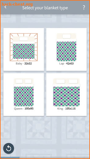 Quilting Fabric Calculator screenshot