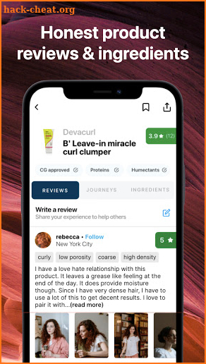 Quinn - Social Hair App | Journal, Reviews, DIY screenshot