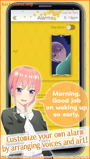 Quintuplets Alarm - Ichika screenshot