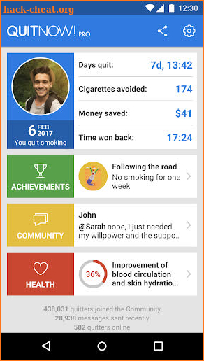 QuitNow! PRO - Stop smoking screenshot
