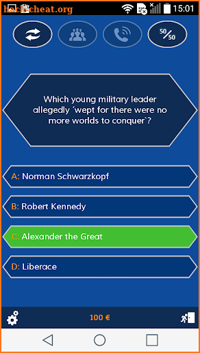Quiz screenshot