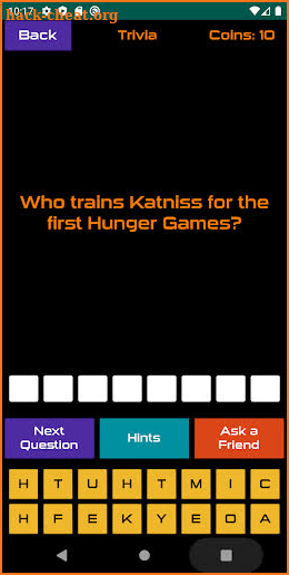 Quiz About Hunger Games - Triv screenshot