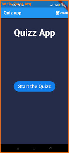 Quiz app screenshot