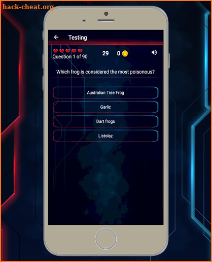 Quiz: brainstorming, questions and answers game screenshot
