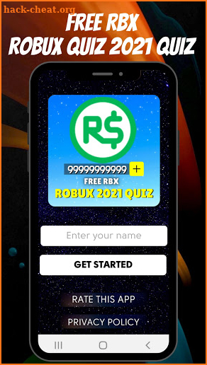 Quiz for Free RBX robux quiz 2021 screenshot