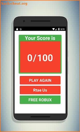 Quiz For Robux - Earn Free Robux screenshot