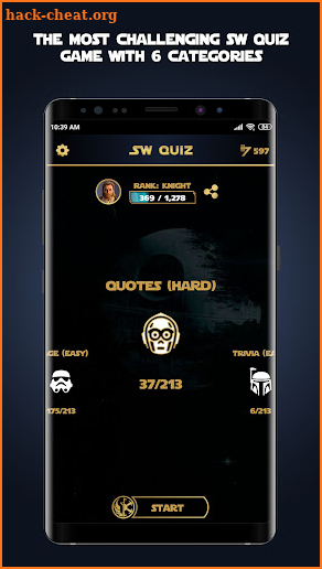 Quiz for SW Heroes - Trivia screenshot