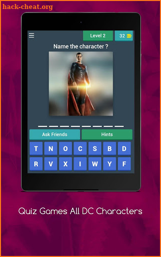 Quiz Games All DC Movie Characters screenshot