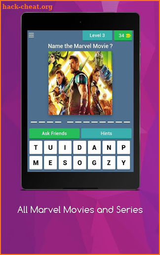 Quiz Games All Marvel Movies and Series screenshot
