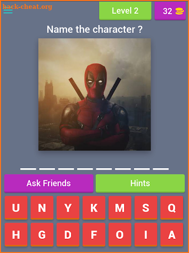 Quiz Games : Marvel characters screenshot