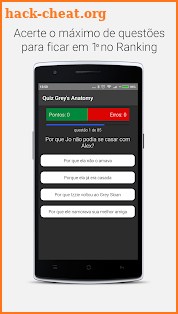Quiz Grey's Anatomy - Game screenshot