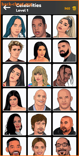 Quiz: Guess the Celeb 2021, Celebrities Game screenshot