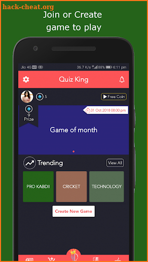 Quiz King - Game Show to Earn Money Online screenshot