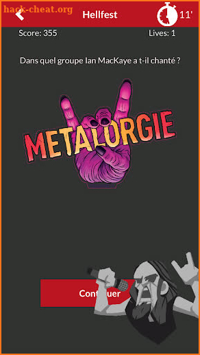 Quiz : Metal / Punk / ... par Metalorgie screenshot