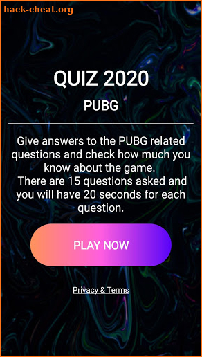 Quiz PUBGMs Battlegrounds Latest 2020 screenshot