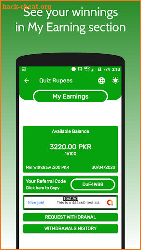 Quiz Rupees - Win Cash Reward Daily screenshot