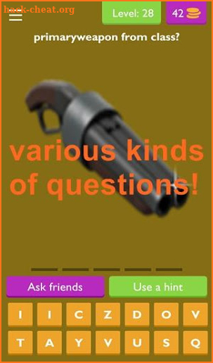 Quiz Team Fortress screenshot