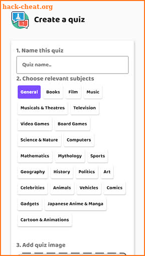 Quiz x Trivia : Create quizzes and tests game screenshot