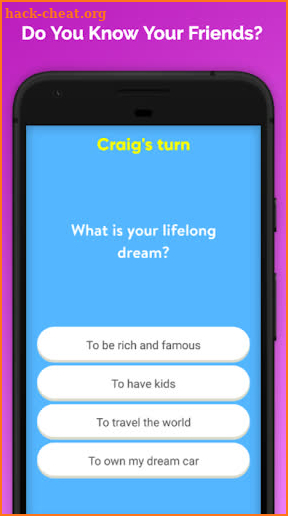 Quiz Your Friends - Do you know your friends? screenshot