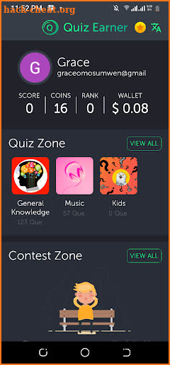 Quiz Zone: Play and Earn Money screenshot