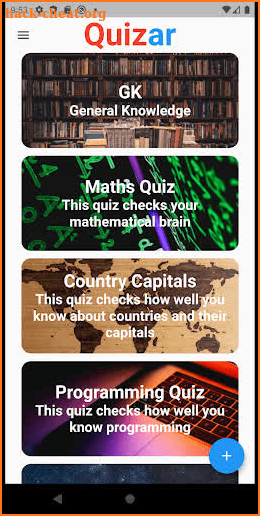 Quizar : Make and Play Quizzes screenshot