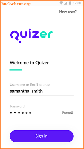 Quizer screenshot
